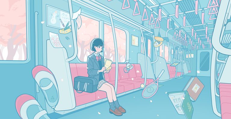 P站美图分享-「电车」特辑