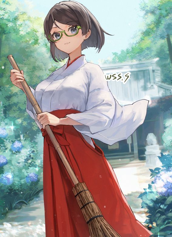 P站美图分享-「巫女」特辑