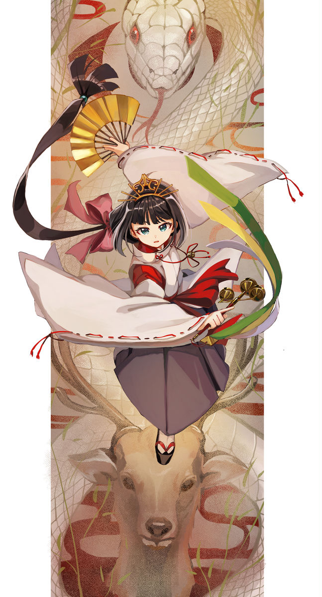 P站美图分享-「巫女」特辑