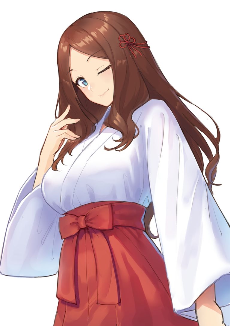 P站美图分享-「巫女」特辑