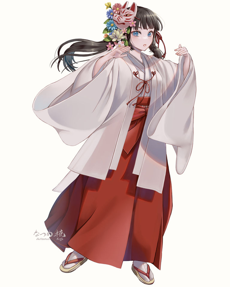 P站美图分享-「巫女」特辑
